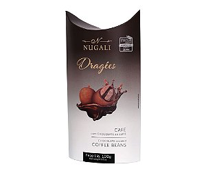Drágeas de Café com Chocolate ao Leite 45% cacau 100g Nugali