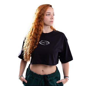 Cropped Oversized Logo Bord