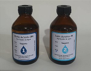 KIT SANITIZANTE 100ML + 100ML  (VOL. 200ML) - VIDRO