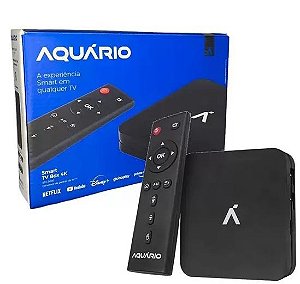 SMART TV BOX 4K - AQUÁRIO STV-3000