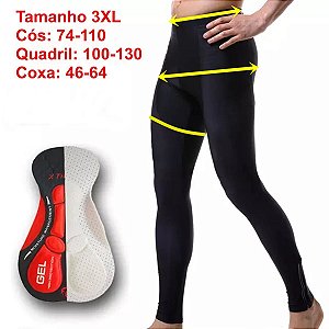 Calça De Ciclismo Unissex Coolmax Pro 5d Gel