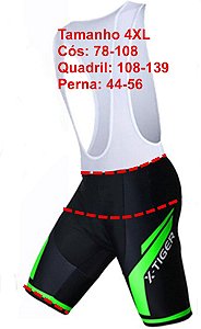Bretelle Ciclismo Forro Gel 5d Italiano X-tiger Bike