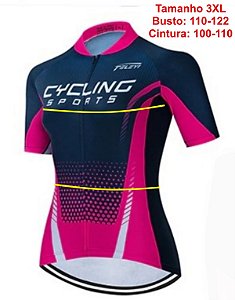Camisa ou Bermuda de Ciclismo Bike Feminino - 01 Peça