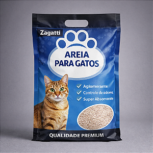 Areia Sanitária para Gatos - 2kg