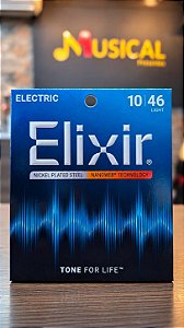 ENCORDOAMENTO ELIXIR GUITARRA 010 LIGHT NANOWEB