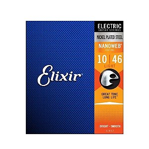 ENCORDOAMENTO ELIXIR GUITARRA 010 LIGHT NANOWEB  80200