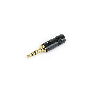 PLUG SANTO ANGELO P2ST STEREO OURO CAPA PRETA