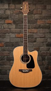 VIOLAO TAKAMINE GD51 CE FOLK NATURAL FOSCO
