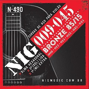 ENCORDOAMENTO NIG VIOLAO ACO 009 N490