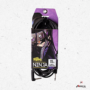 CABO SANTO ANGELO NINJA-L P10 90º GUITARRA 15FT 4,5MT