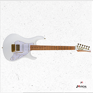 GUITARRA SEIZI KATANA GHOST HSS PEARL WHITE C/ CAPA