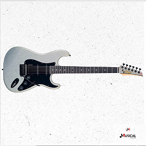 GUITARRA SEIZI FUN KATANA MUSASHI STRATO HSS LIGTHER SILVER C/ CAPA