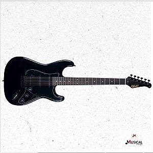 GUITARRA SEIZI FUN VINTAGE BUDOKAN HSS ALL BLACK C/ CAPA