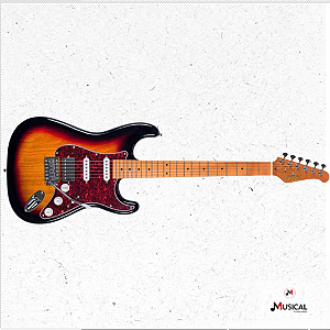 GUITARRA SEIZI FUN VINTAGE BUDOKAN HSS SUNBURST C/ CAPA