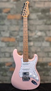 GUITARRA SEIZI FUN VINTAGE BUDOKAN HSS SHEL PINK C/ CAPA