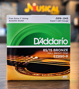 ENCORDOAMENTO DADDARIO VIOLAO 009 / 045 EZ890