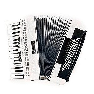 Acordeon 80 Baixos Benson Bac80-7prd Com 9 Registros