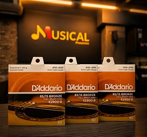 ENCORDOAMENTO DADDARIO VIOLÃO ACO 010 / 050 EZ900