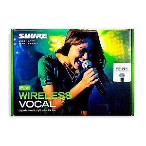 MICROFONE SHURE S/FIO BLX24/B58 BETA58 M15 J10