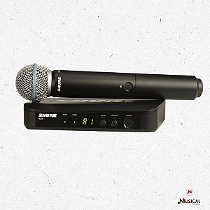 MICROFONE SHURE S/FIO BLX24/B58 BETA58 M15 J10