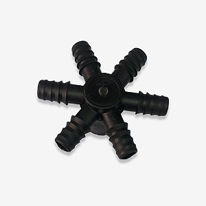KIT 10  pç  ADAPTADOR ESTRELA 6 SAIDAS - 1/2" X 3/4"