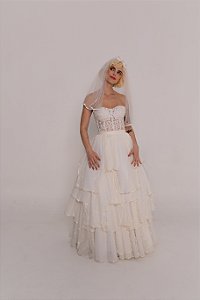 Vestido de Noiva Suely Off White