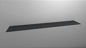 Prateleira 2,70 x 0,35 x 0,01.5 - Cor Grafito