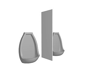 Divisória para mictório