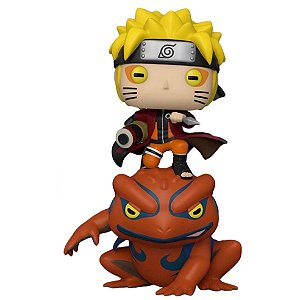 Funko Pop Naruto Shippuden Naruto On Gamakichi #106 - [PRONTA ENTREGA]