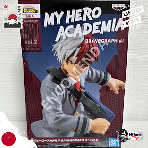 Action Figure Shoto Todoroki Vol.2 My Hero Academia Bravegraph #1 Banpresto - [ENCOMENDA]