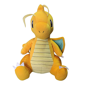 Boneco Pelúcia Dragonite - Pokémon - 40cm