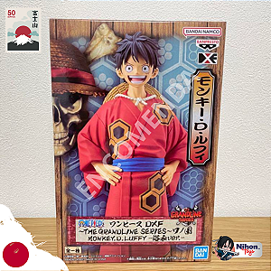 Monkey D. Luffy One Piece DXF The Grandline Series Wano Country Yukata Banpresto - [ENCOMENDA]