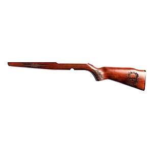 Coronha em Madeira Personalizada Para Rifle Cbc Modelo 7022.