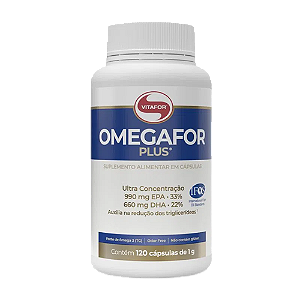 OMEGA 3 PLUS - 120 CÁPSULAS - VITAFOR