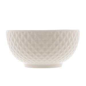 Bowl de Porcelana New Bone  Diamond Branco - Lyor