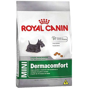 Ração Royal Canin Mini Dermacomfort para Cães Adultos ou Idosos de Raças Pequenas 7,5kg