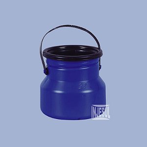 Vasilhame para Transporte de Leite 02 litros Azul