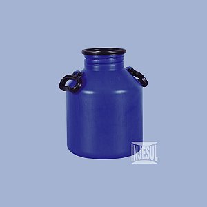 Vasilhame para Transporte de Leite 15 litros Azul