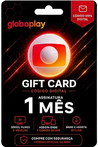 Gift Card Globoplay 1 Mês Código Digital - Envio Imediato