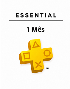 PlayStation Plus Essential 1 Mês - Gift Card | Playgamescard