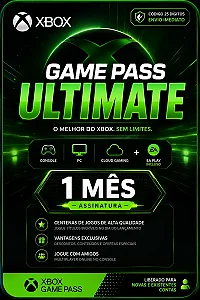 Xbox Game Pass Ultimate 1 Mês - Gift Card | Playgamescard