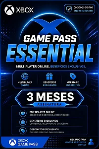 Xbox Game Pass Essential 3 Meses - Gift Card | Playgamescard