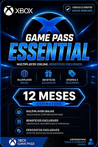 Xbox Game Pass Essential 12 Meses - Gift Card | Playgamescard
