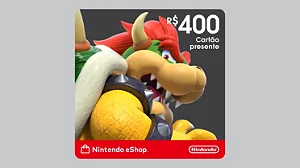 Cartão Presente Nintendo eShop R$ 400,00 - Envio Imediato Playgamescard