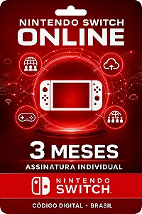 Nintendo Switch Online Individual 3 Meses - Código Digital