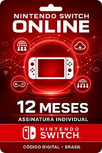 Nintendo Switch Online Individual 12 Meses - Código Digital