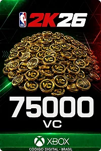 NBA 2K26 – 75.000 Virtual Currency (Xbox) – Código Digital