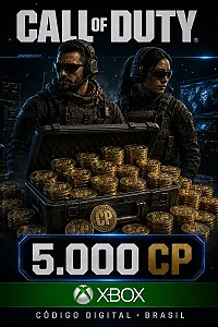 Call of Duty Points 5.000 CP para Xbox Brasil – Código Digital