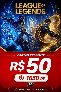 League of Legends R$ 50,00 para PC Brasil – Código Digital