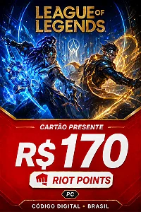 League of Legends R$ 170,00 para PC Brasil – Código Digital
